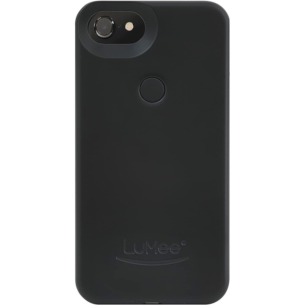 LuMee Selfie LED Case Black Compatible For Apple iPhones 6 /6s /7 /8 /SE 2020
